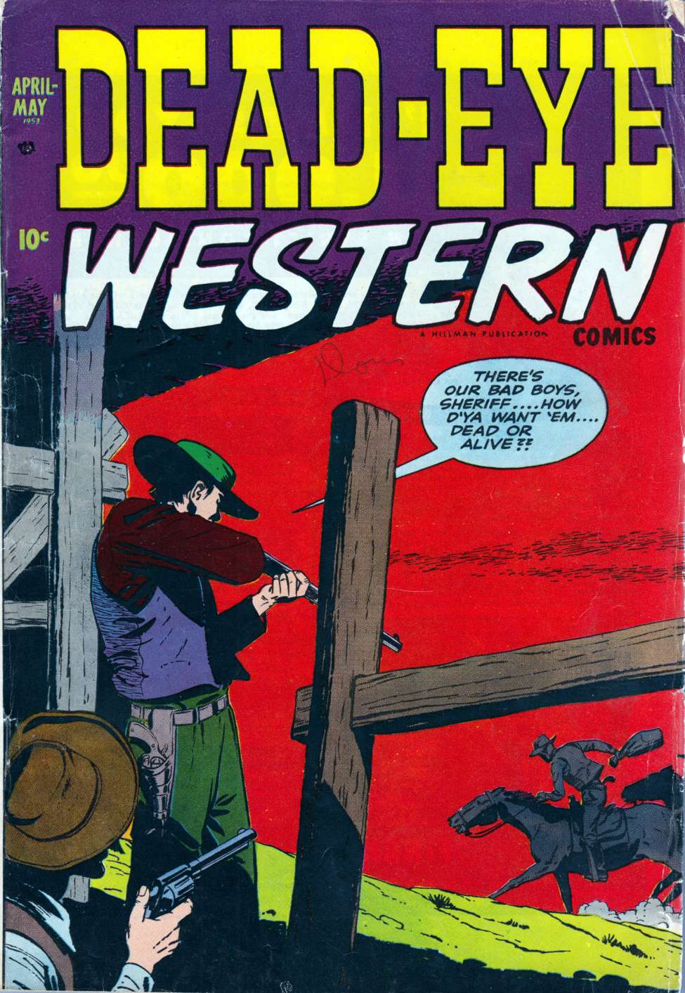 Book Cover For Dead-Eye Western v3 1