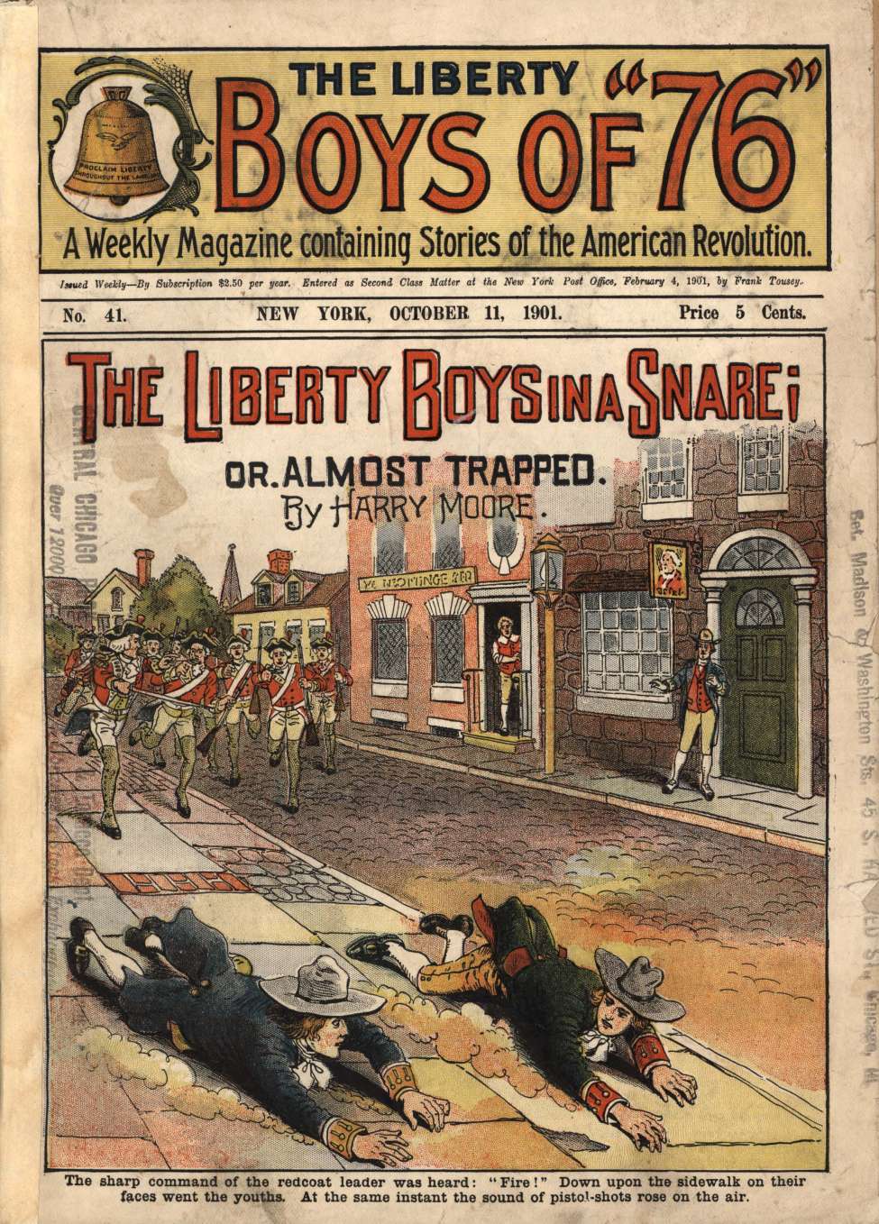 Book Cover For The Liberty Boys of 76 41 - The Liberty Boys in a Snare