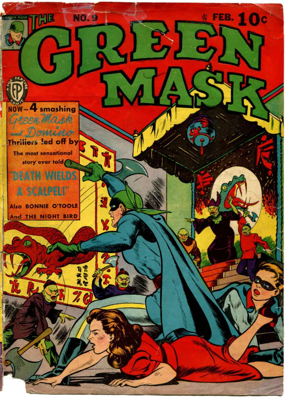 Book Cover For The Green Mask v1 9