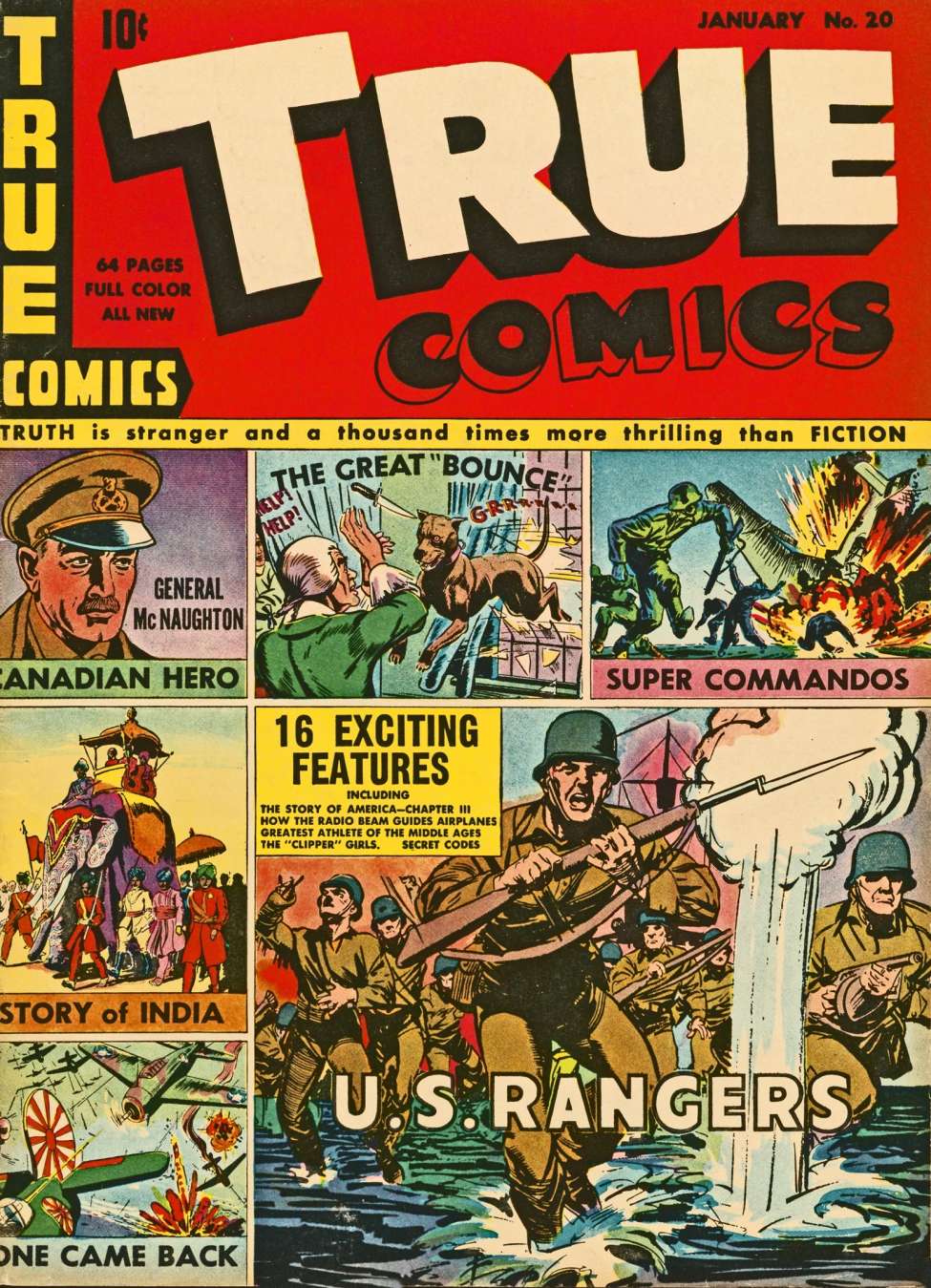 Book Cover For True Comics 20 - Version 2