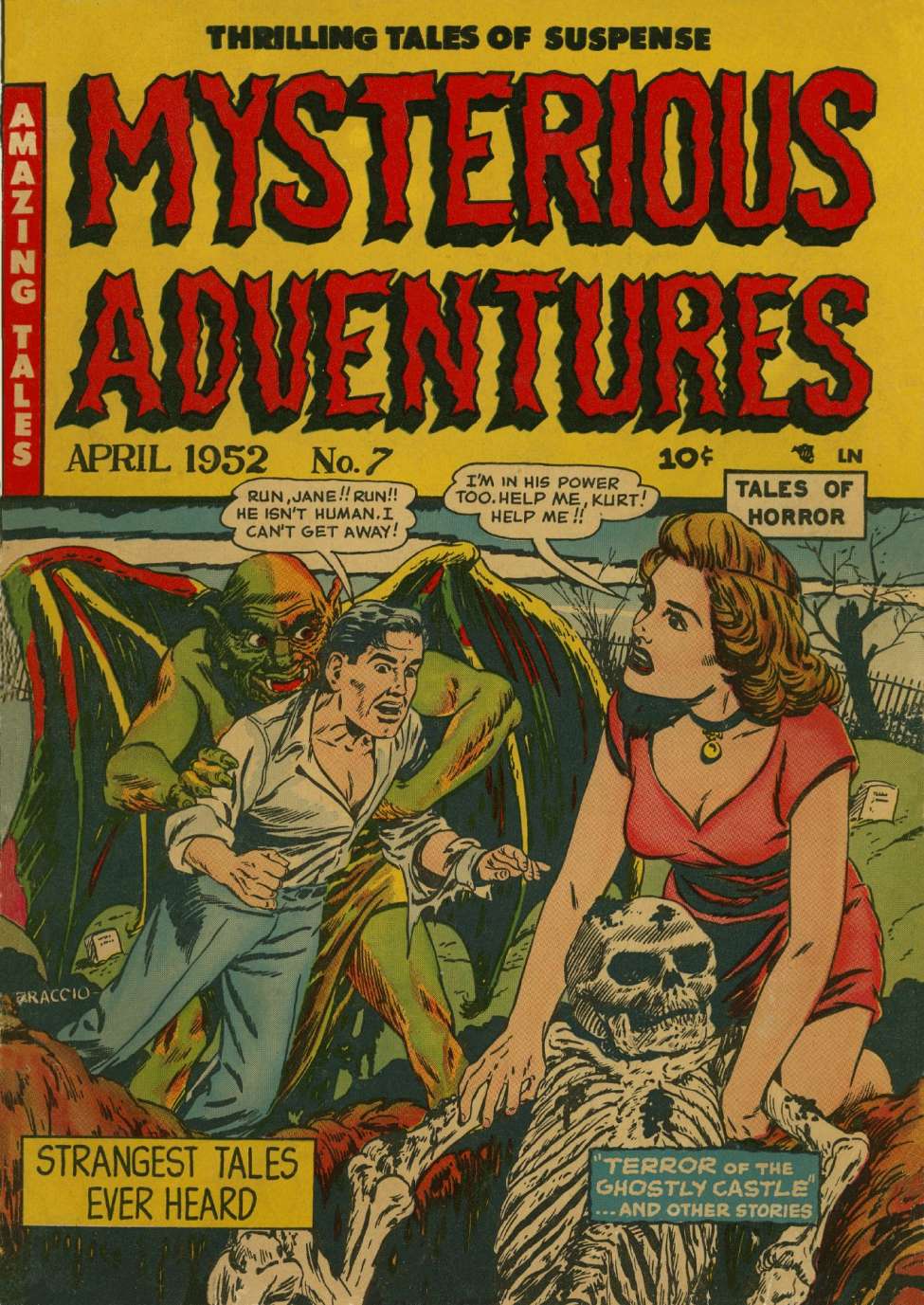 Comic Book Cover For Mysterious Adventures 7