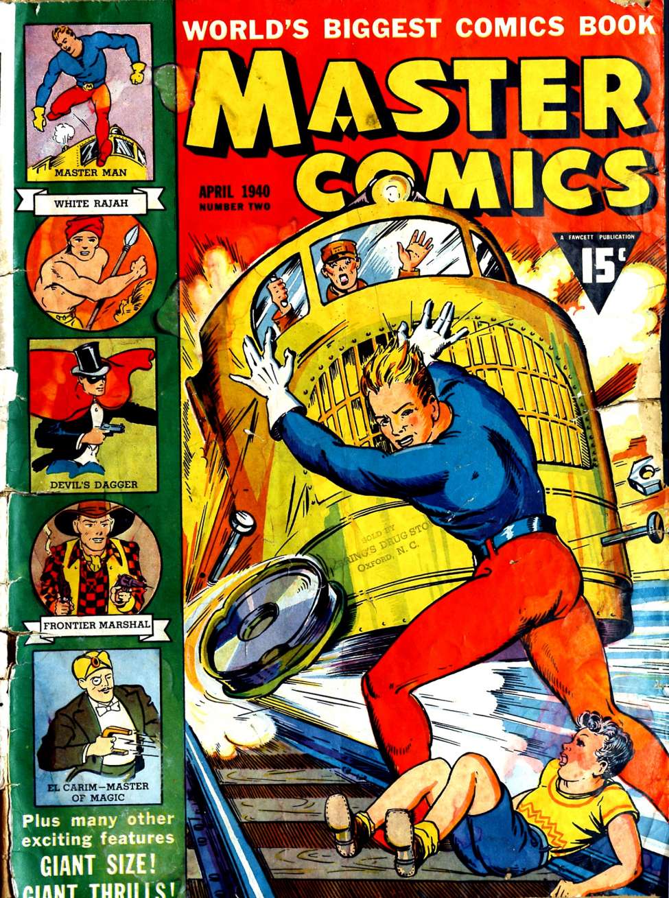 Comic Book Cover For Master Comics 2 (paper/16fiche)