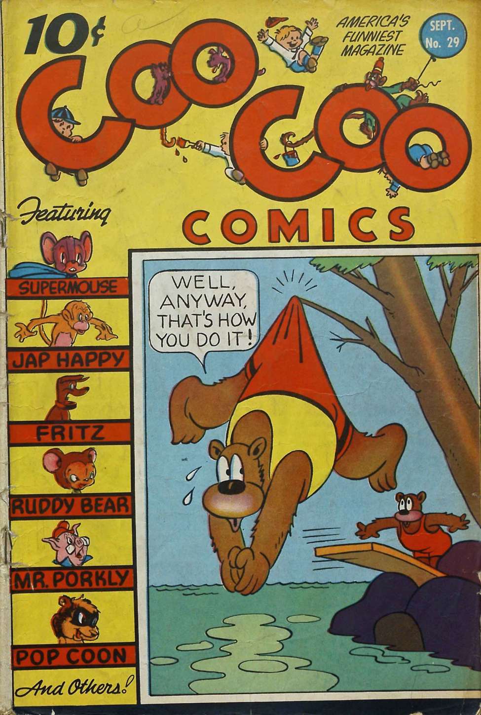 Comic Book Cover For Coo Coo Comics 29