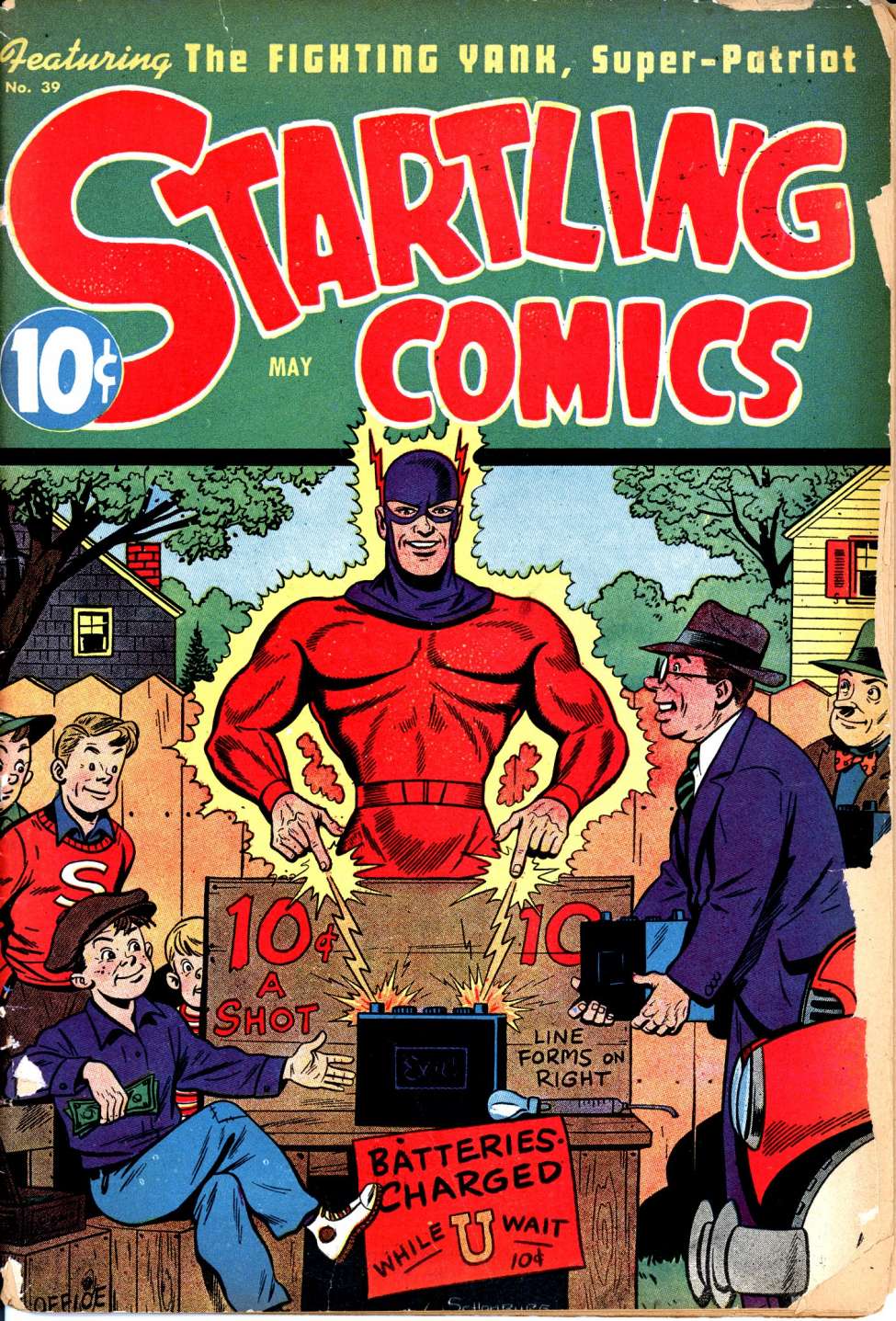 Comic Book Cover For Startling Comics 39