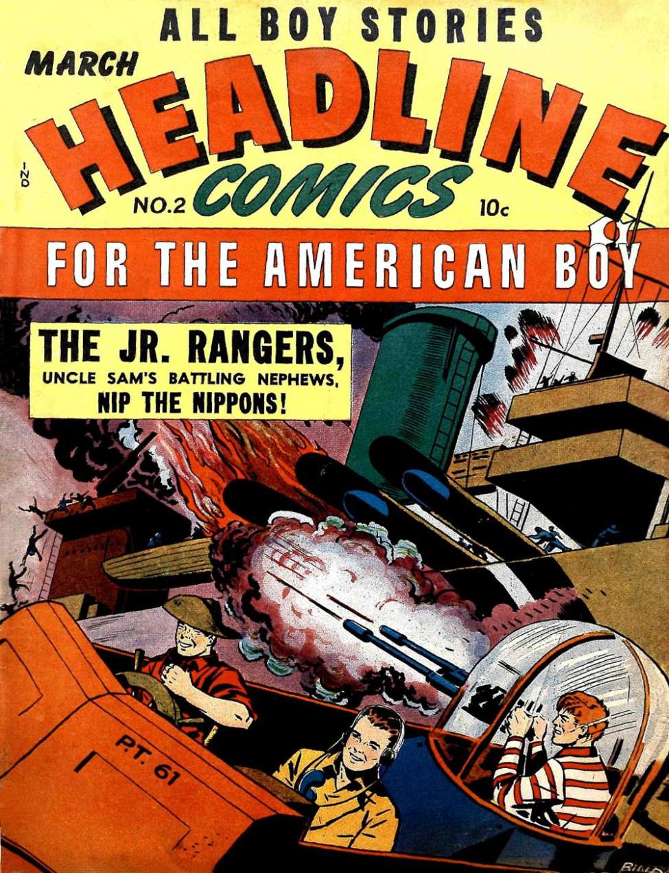 Book Cover For Headline Comics 2 - Version 1