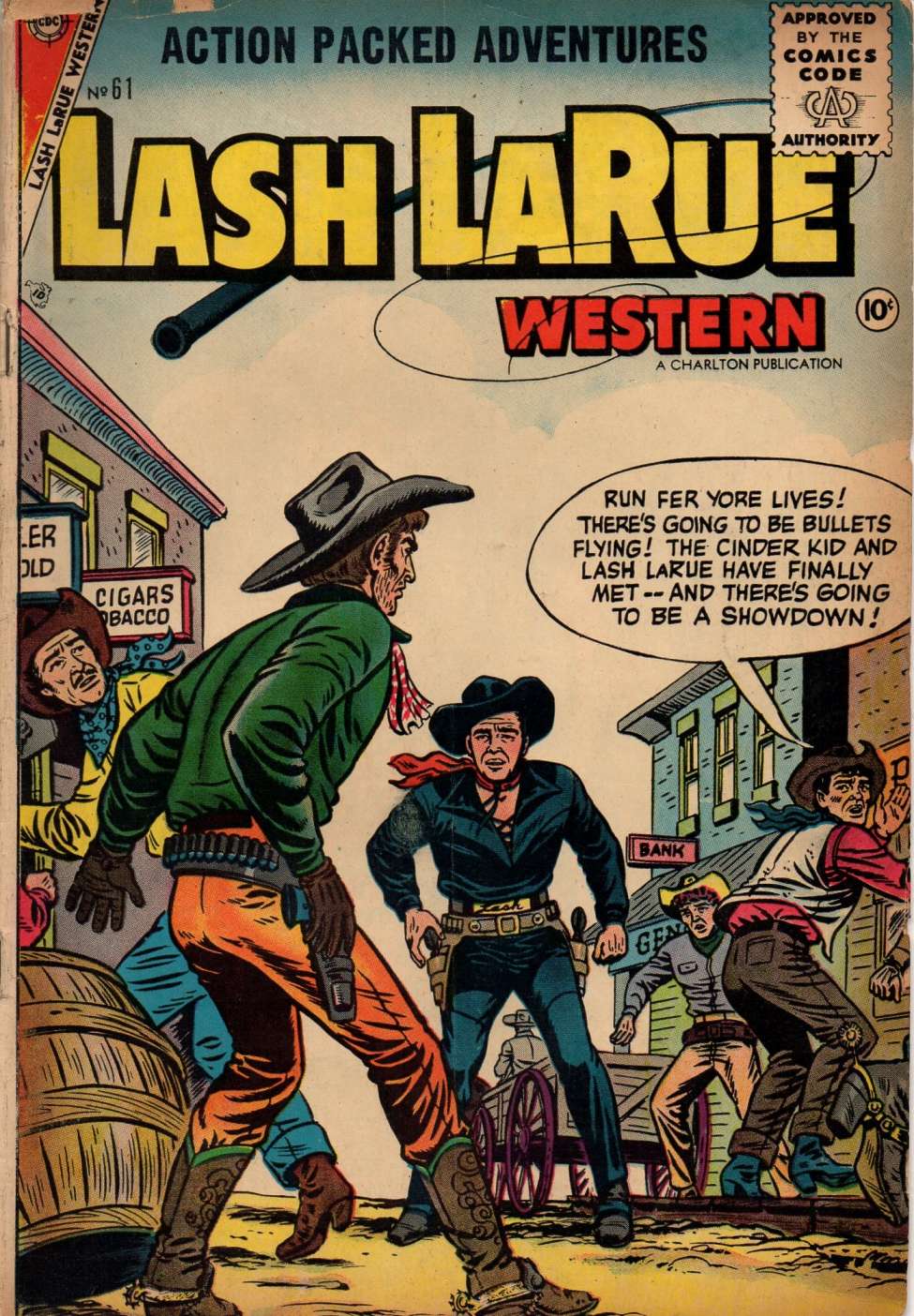 Book Cover For Lash LaRue Western 61