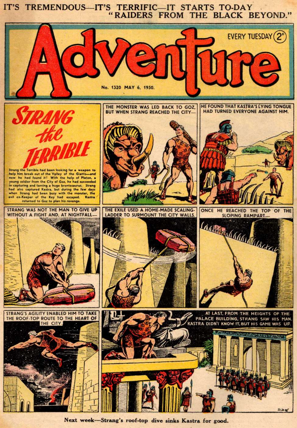 Comic Book Cover For Adventure 1320