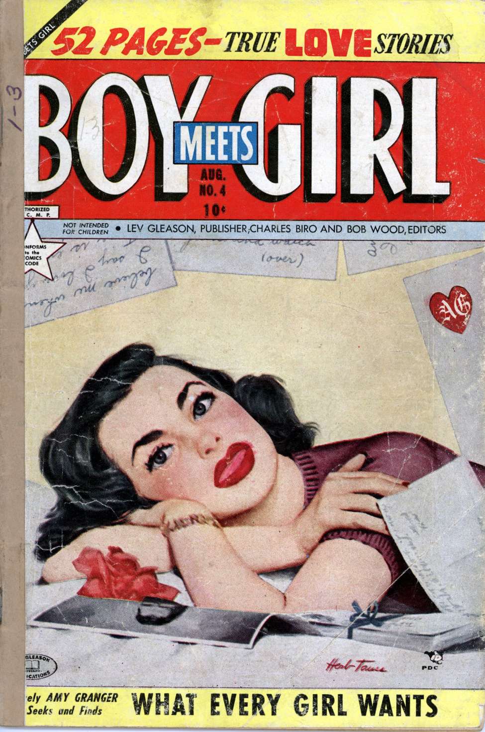 Comic Book Cover For Boy Meets Girl 4