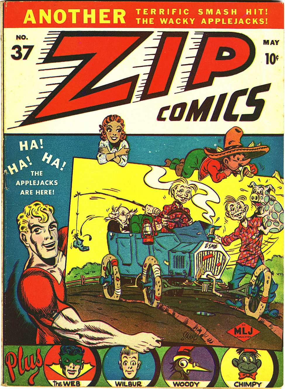 Book Cover For Zip Comics 37