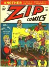 Cover For Zip Comics 37