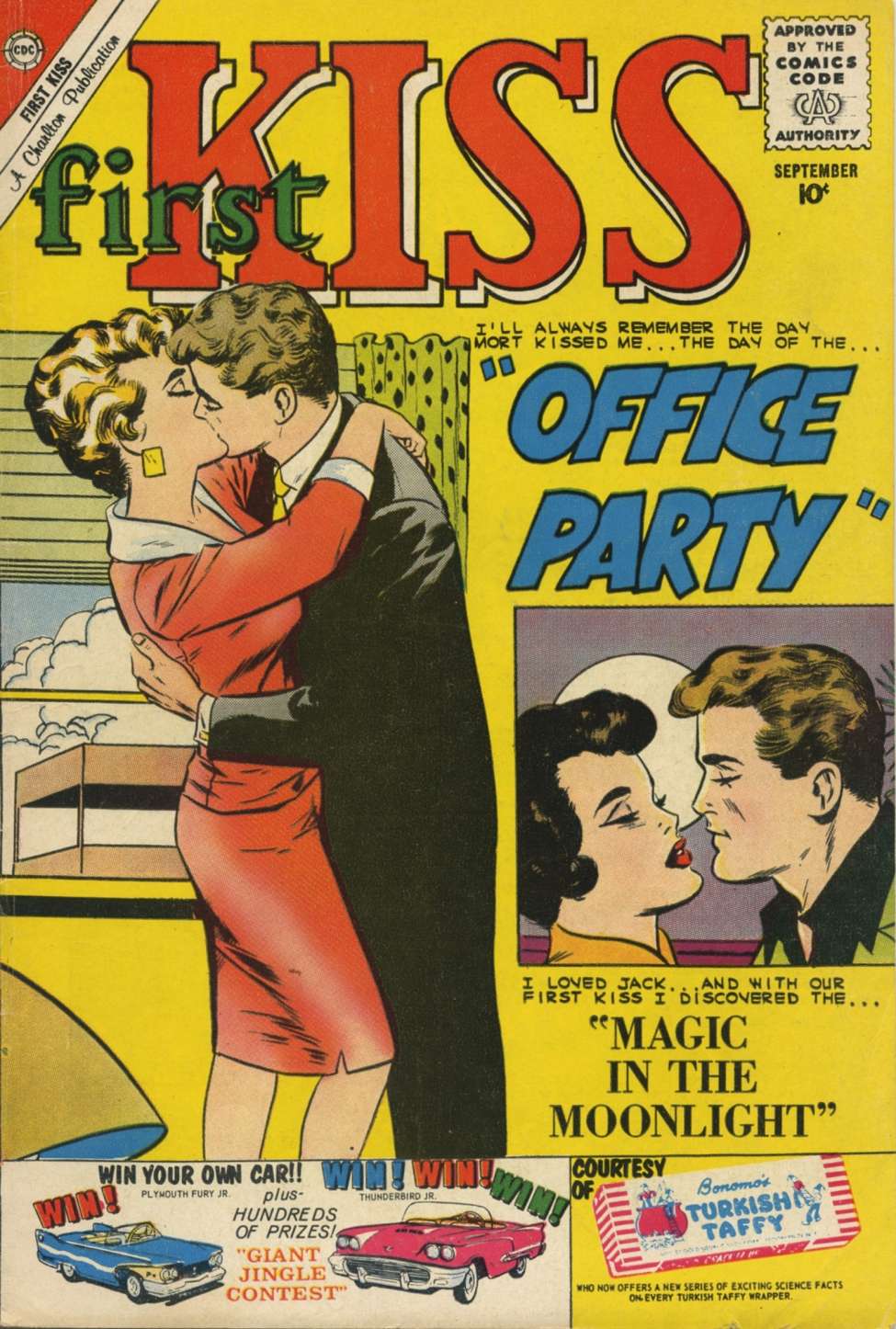 Comic Book Cover For First Kiss 16