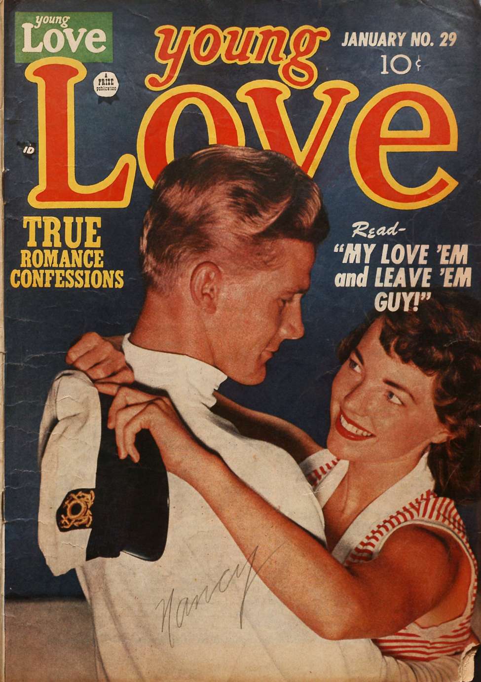 Comic Book Cover For Young Love 29