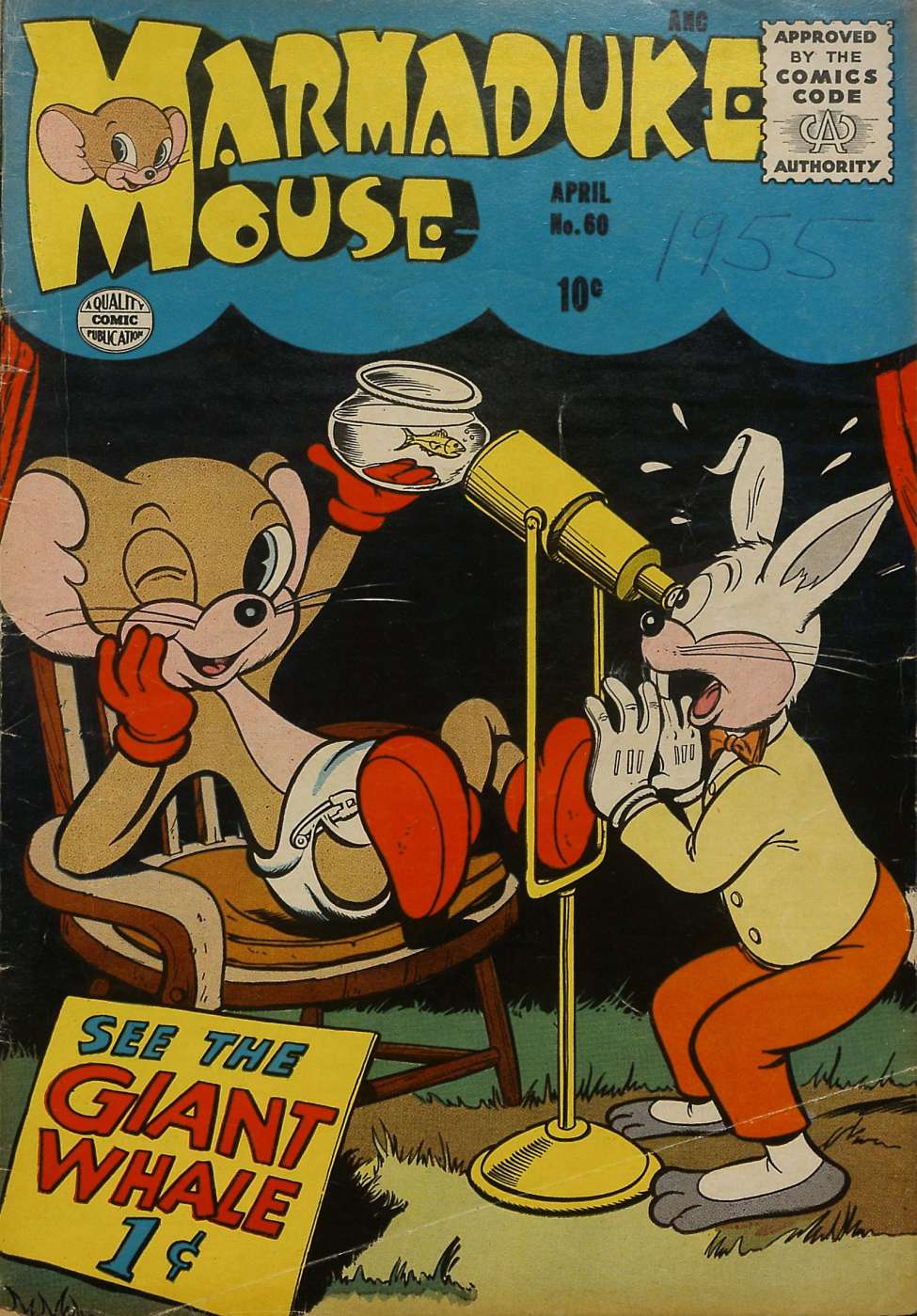 Comic Book Cover For Marmaduke Mouse 60 - Version 1
