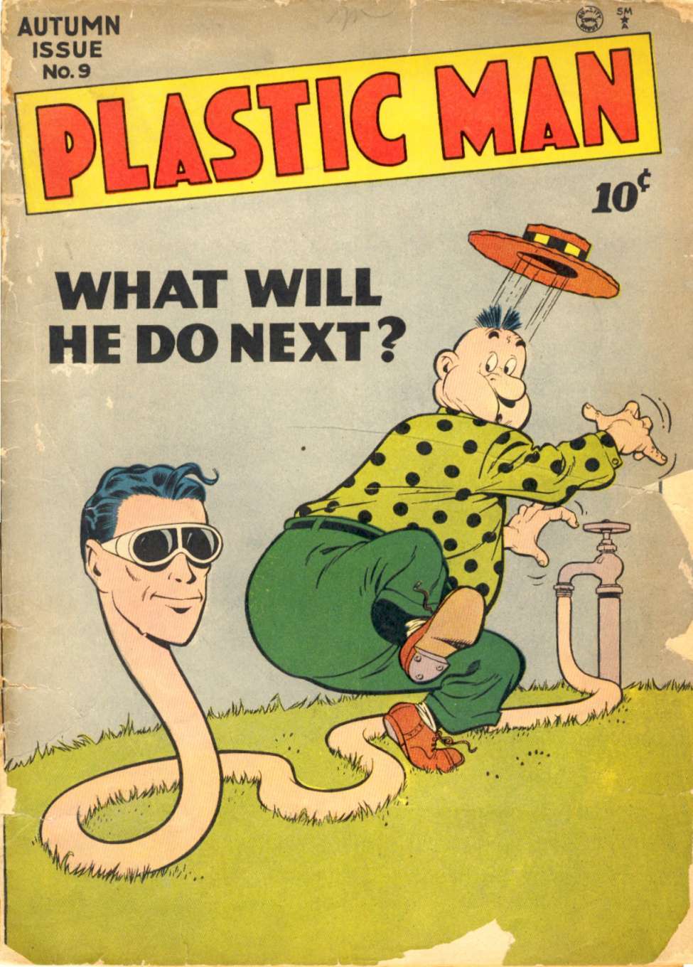 Book Cover For Plastic Man 9