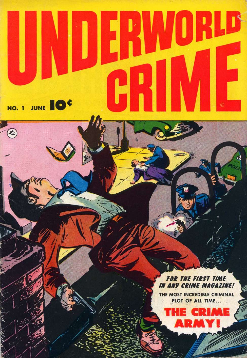 Comic Book Cover For Underworld Crime 1