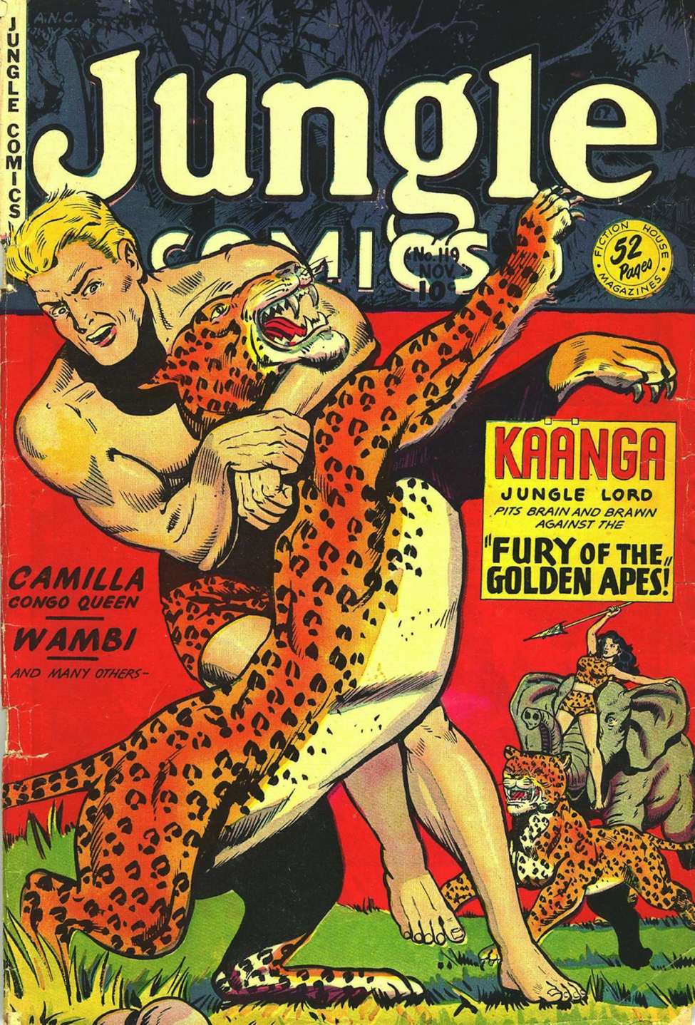 Book Cover For Jungle Comics 119