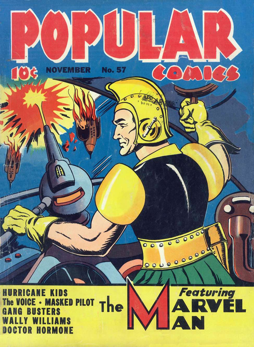 Comic Book Cover For Popular Comics 57 - Version 1