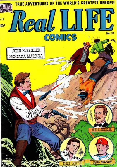 Comic Book Cover For Real Life Comics 57 - Version 1