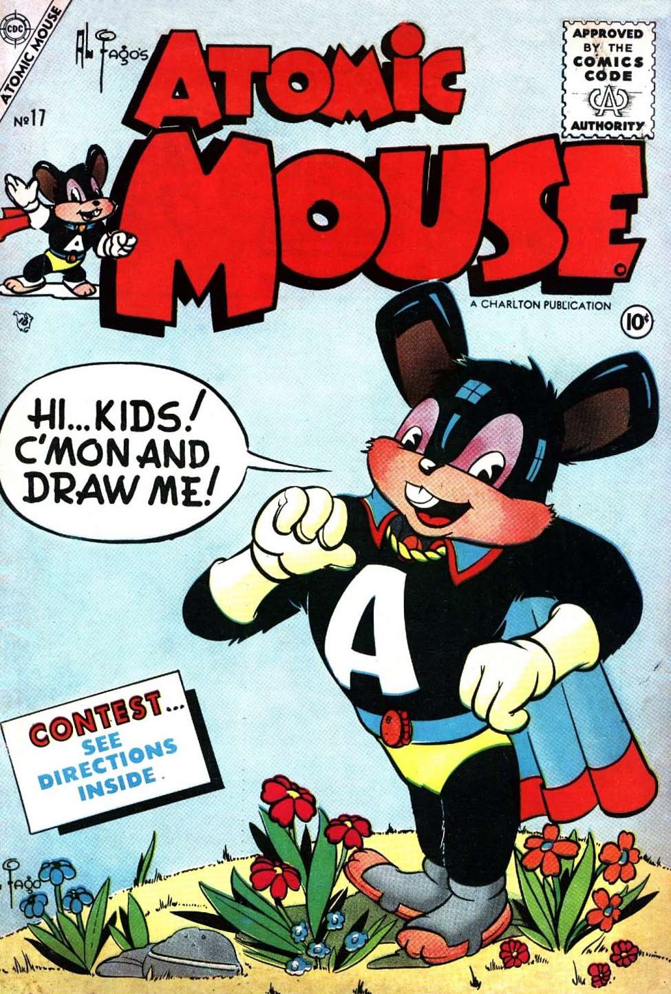 Comic Book Cover For Atomic Mouse 17