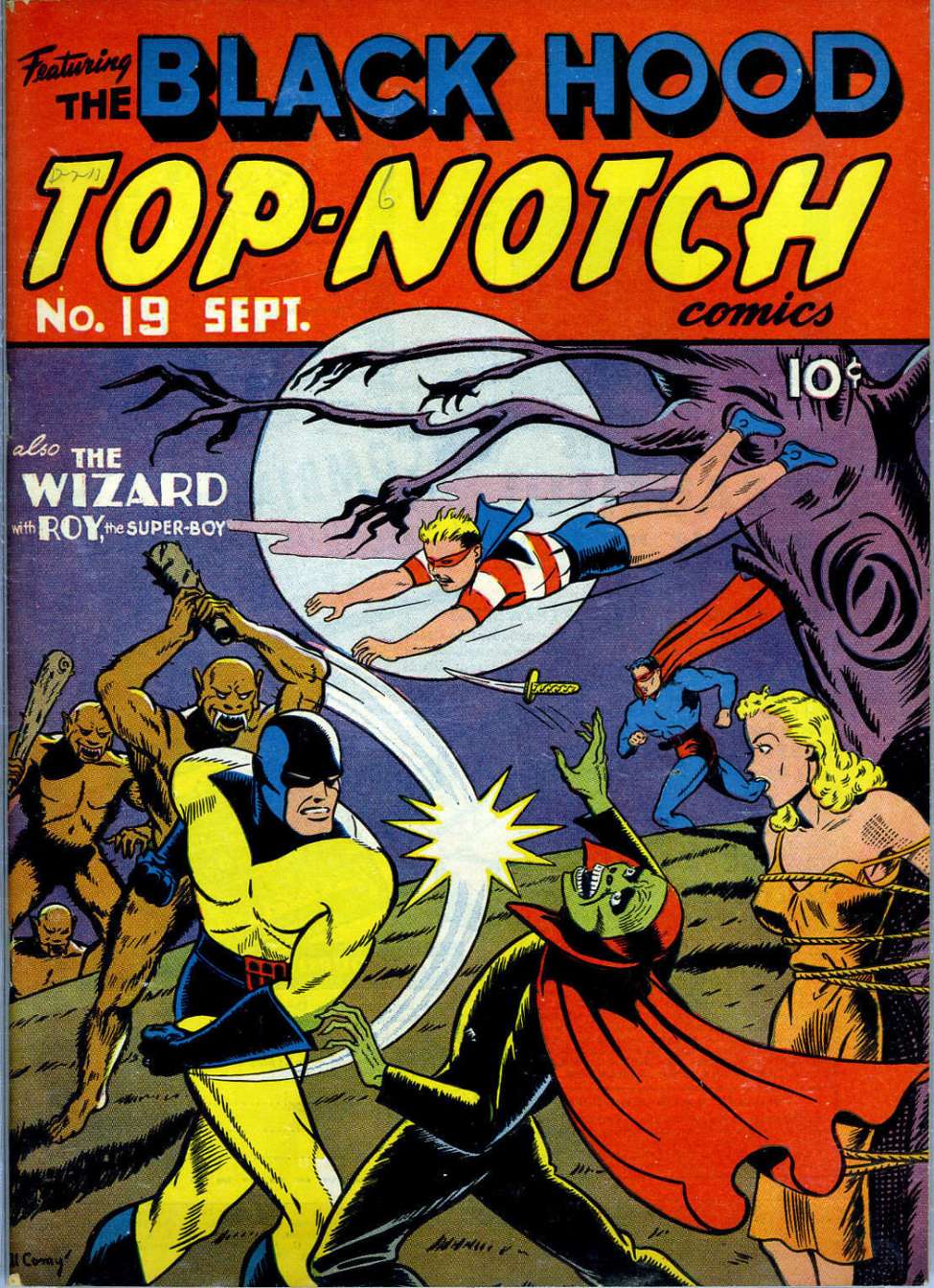Comic Book Cover For Top Notch Comics 19
