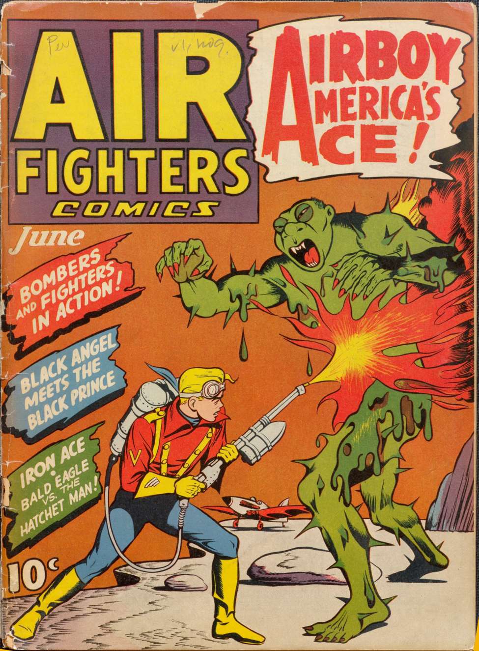 Book Cover For Air Fighters Comics v1 9 (alt)