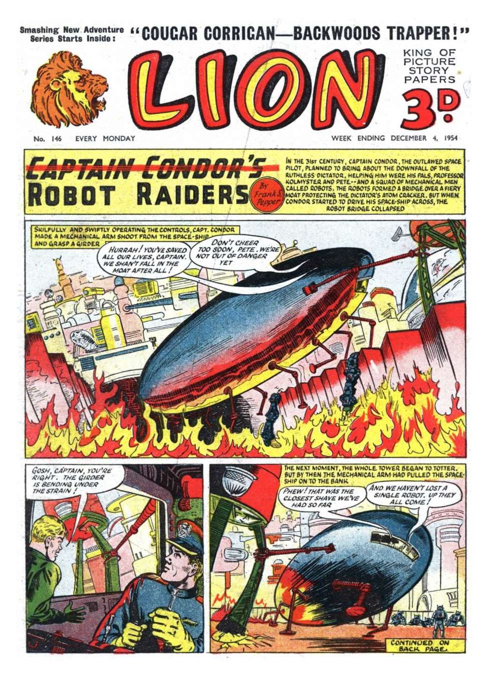 Comic Book Cover For Lion 146