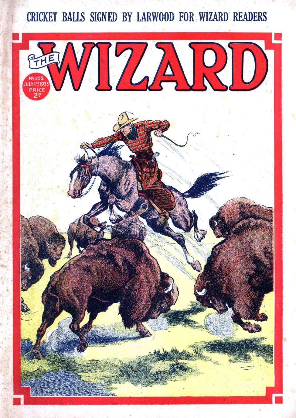 Comic Book Cover For The Wizard 552
