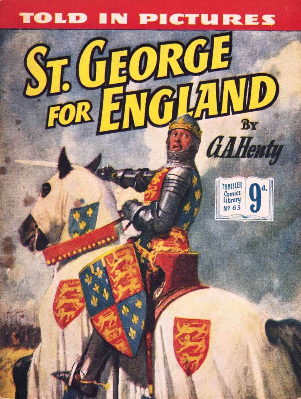 Book Cover For Thriller Comics Library 63 - St. George for England