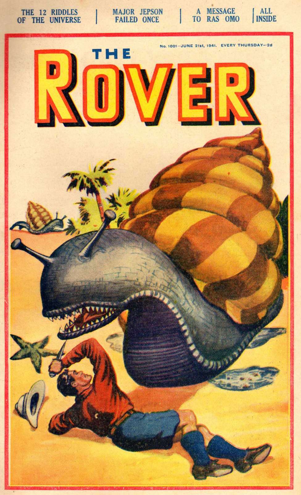 Comic Book Cover For The Rover 1001