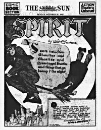 Large Thumbnail For The Spirit (1942-10-25) - Baltimore Sun (b/w)