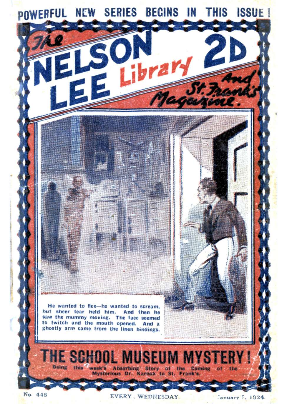 Comic Book Cover For Nelson Lee Library s1 448 - The School Museum Mystery