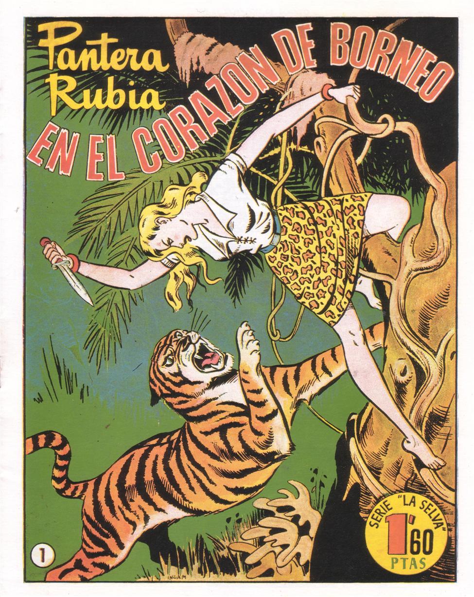 Book Cover For Pantera Rubia 1 - En El Corazon De Borneo