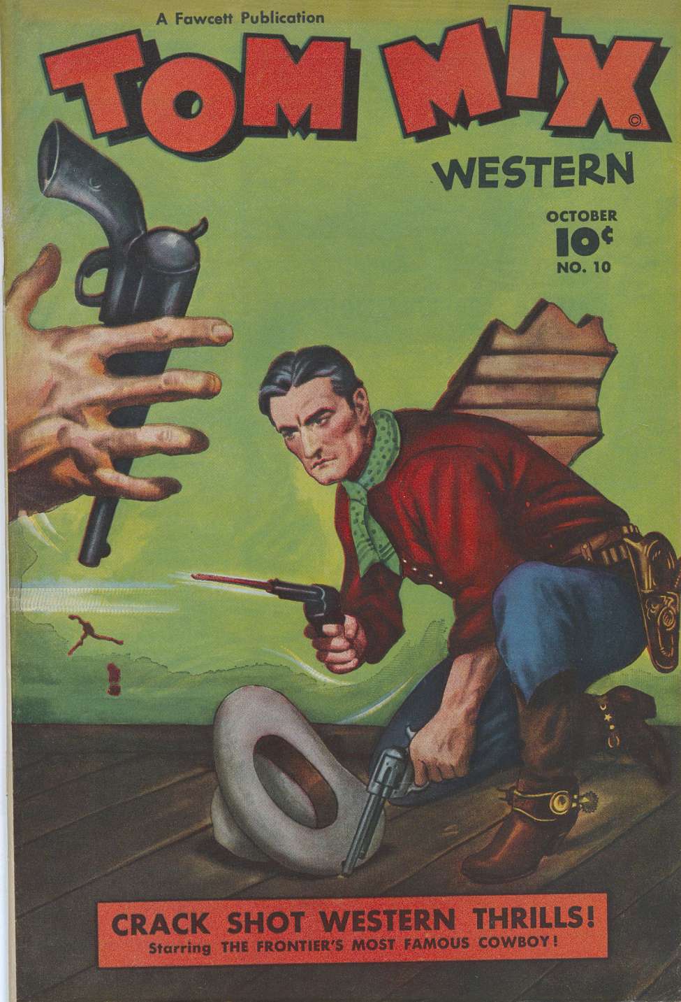 Book Cover For Tom Mix Western 10