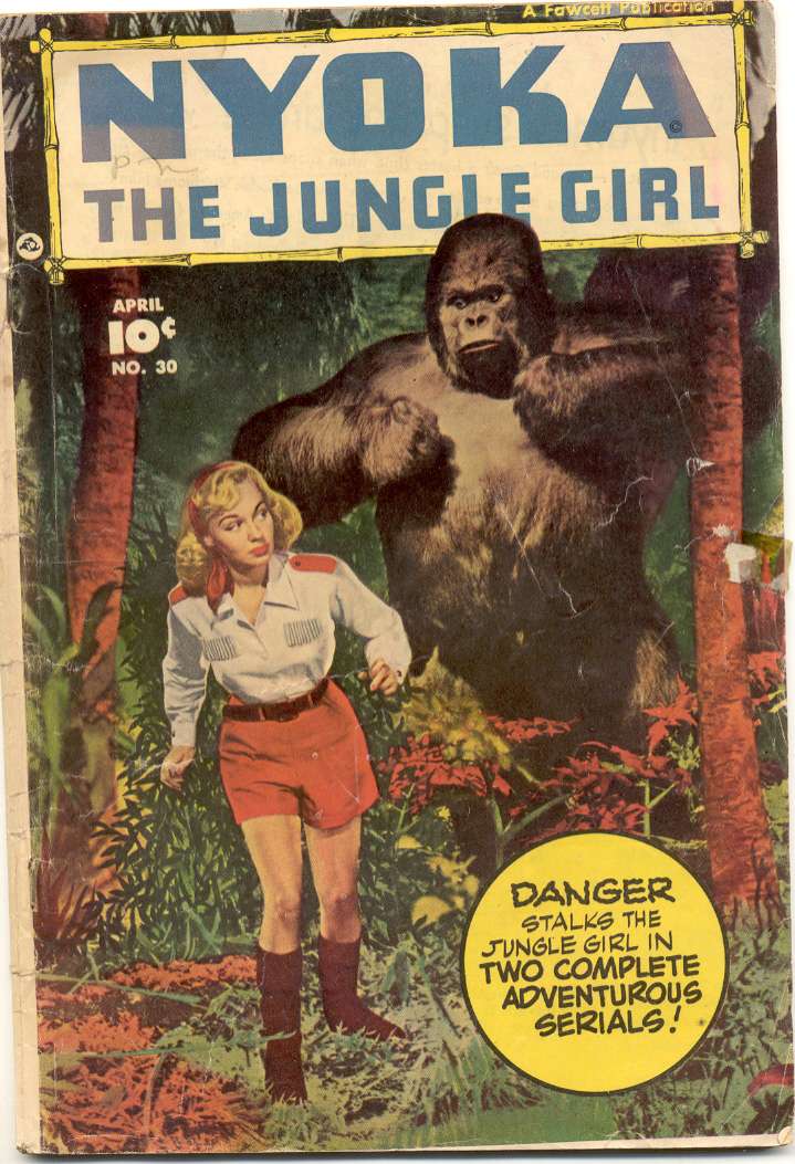 Comic Book Cover For Nyoka the Jungle Girl 30 - Version 1