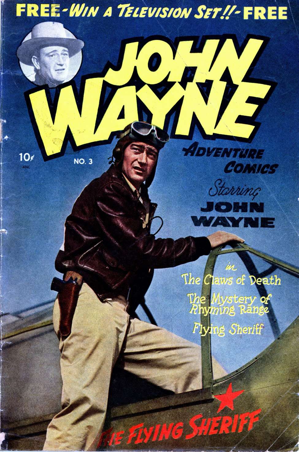 Book Cover For John Wayne Adventure Comics 3