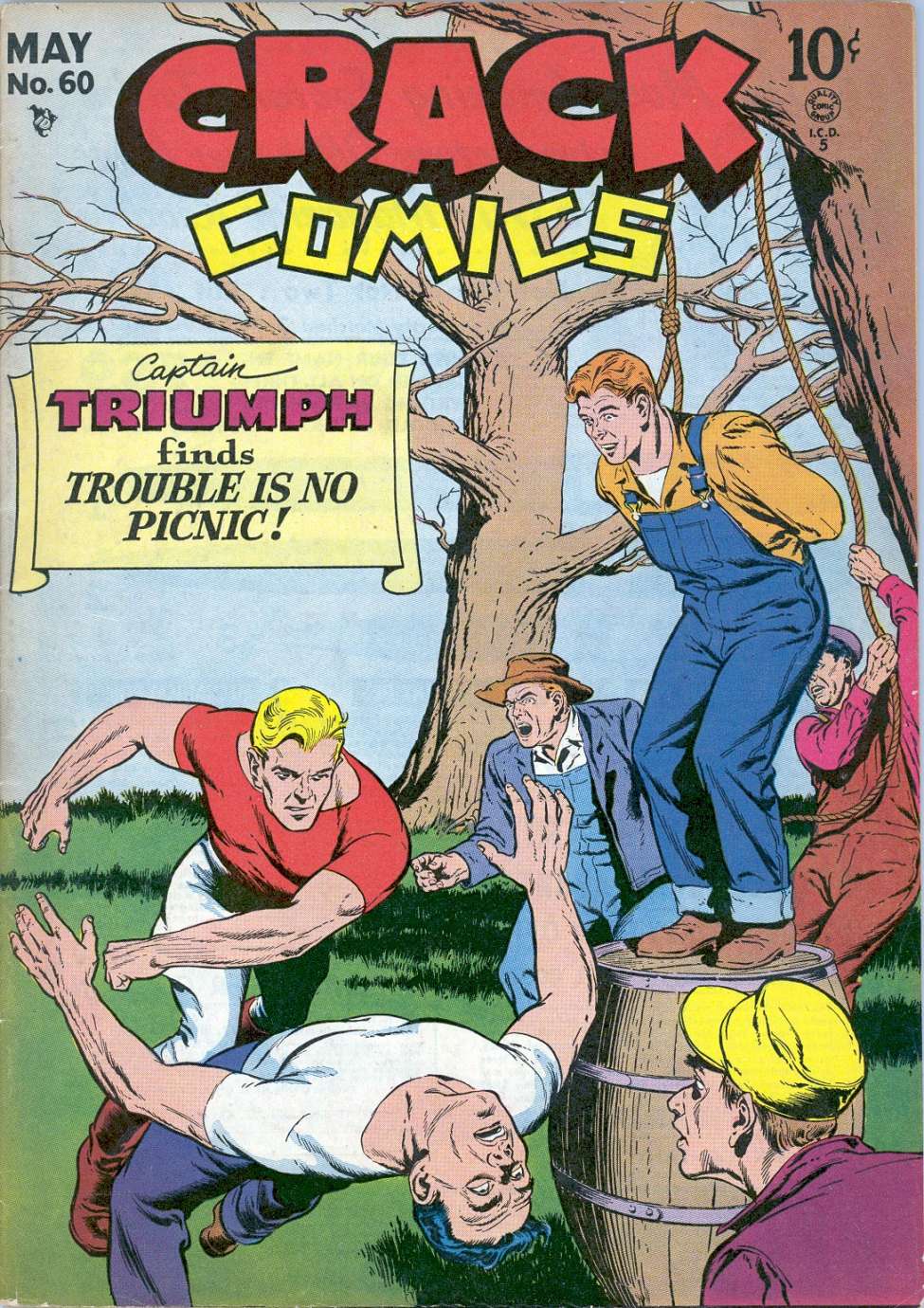 Book Cover For Crack Comics 60