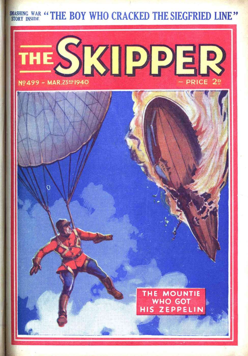 Comic Book Cover For The Skipper 499