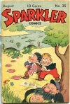 Cover For Sparkler Comics 35