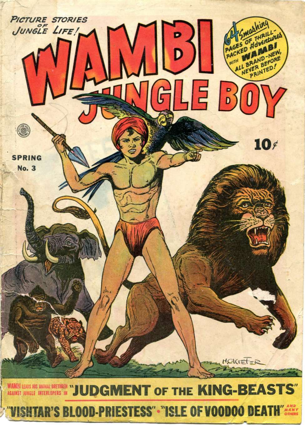 Book Cover For Wambi, Jungle Boy 3