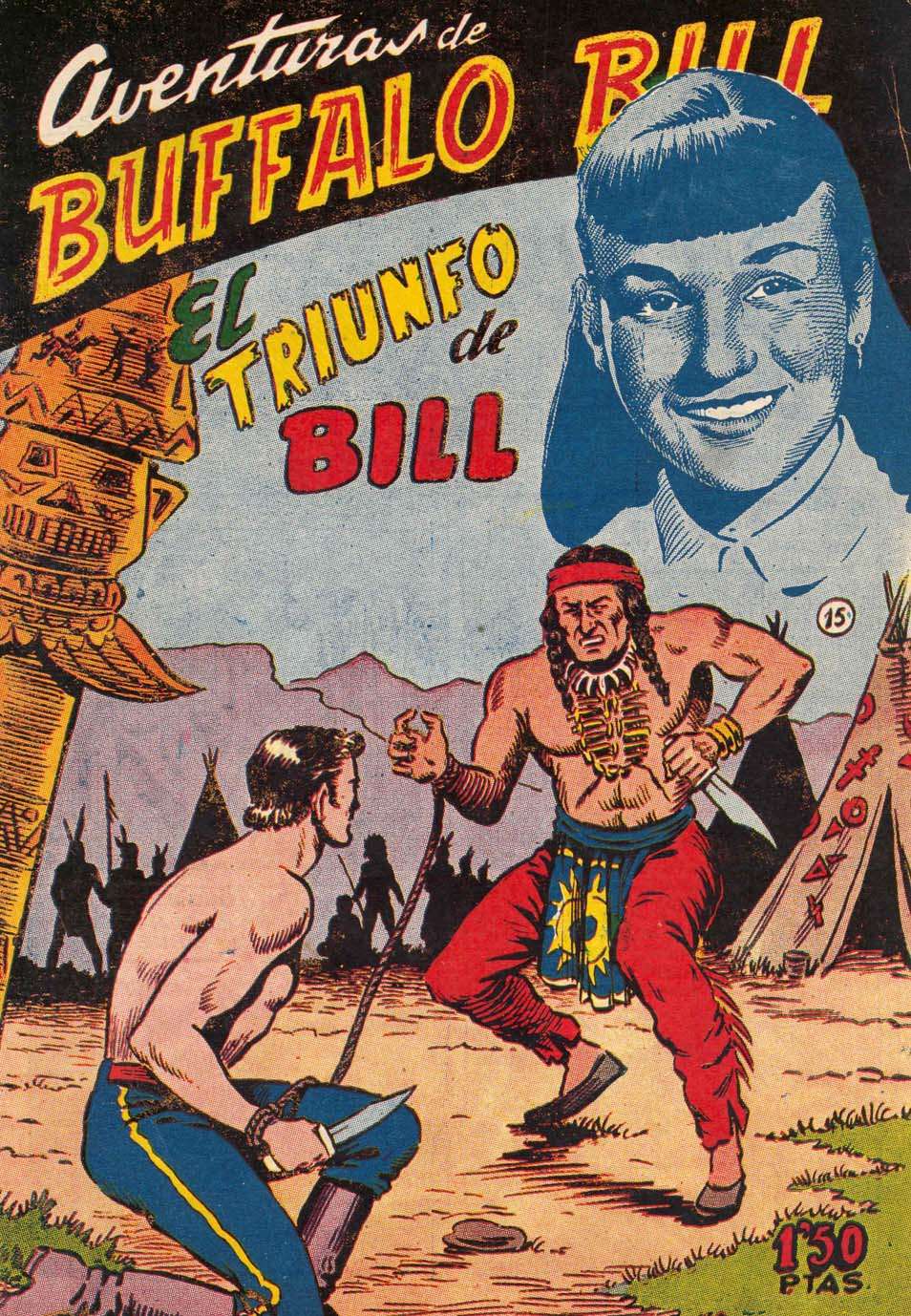 Comic Book Cover For Aventuras de Buffalo Bill 15 El triunfo de Bill