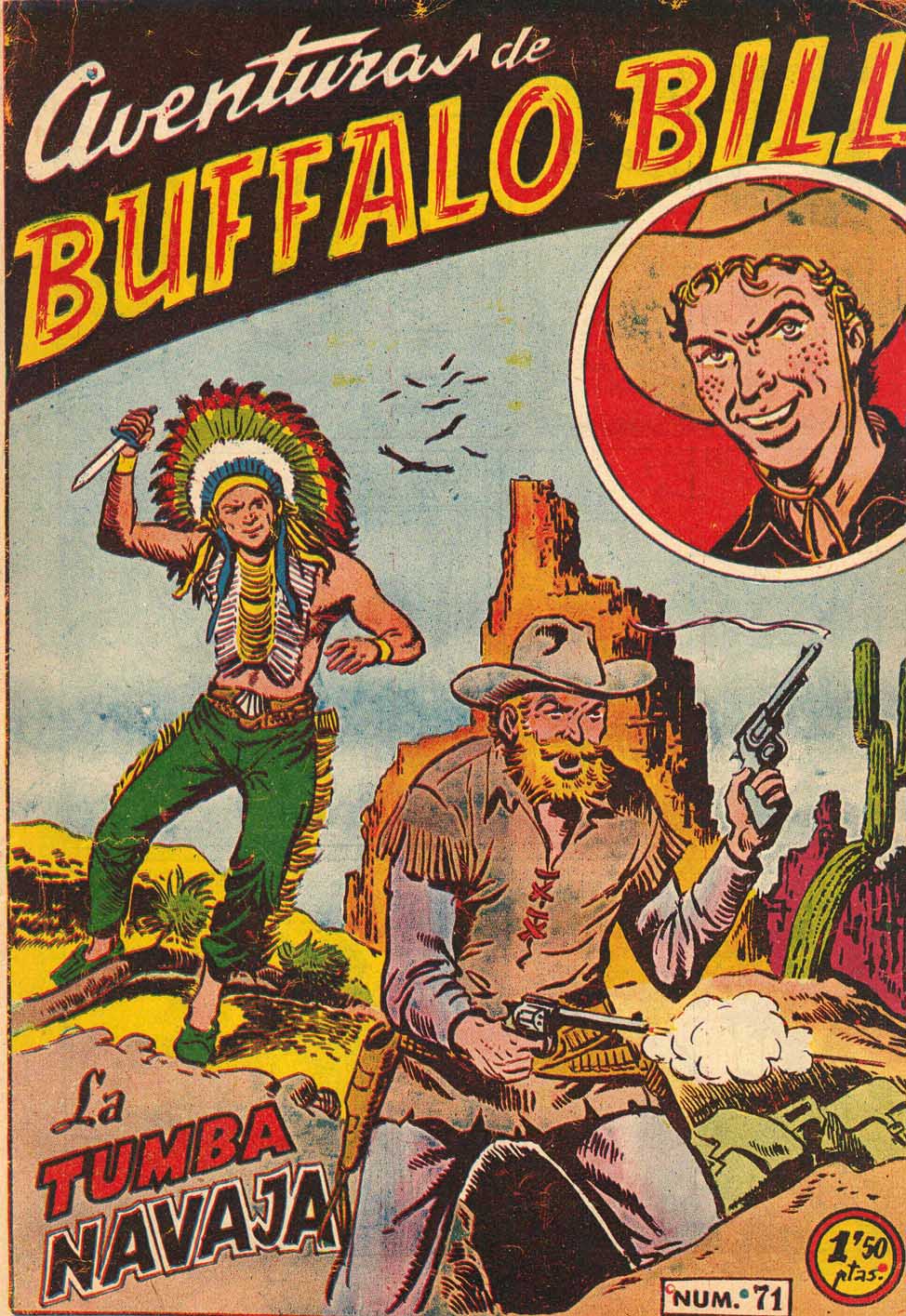 Comic Book Cover For Aventuras de Buffalo Bill 71 La tumba navaja