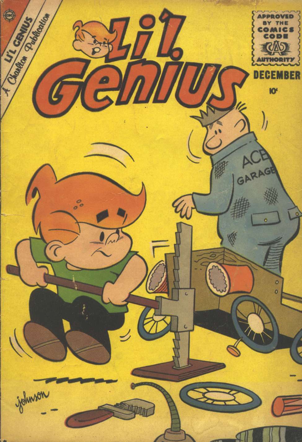 Comic Book Cover For Li'l Genius 30