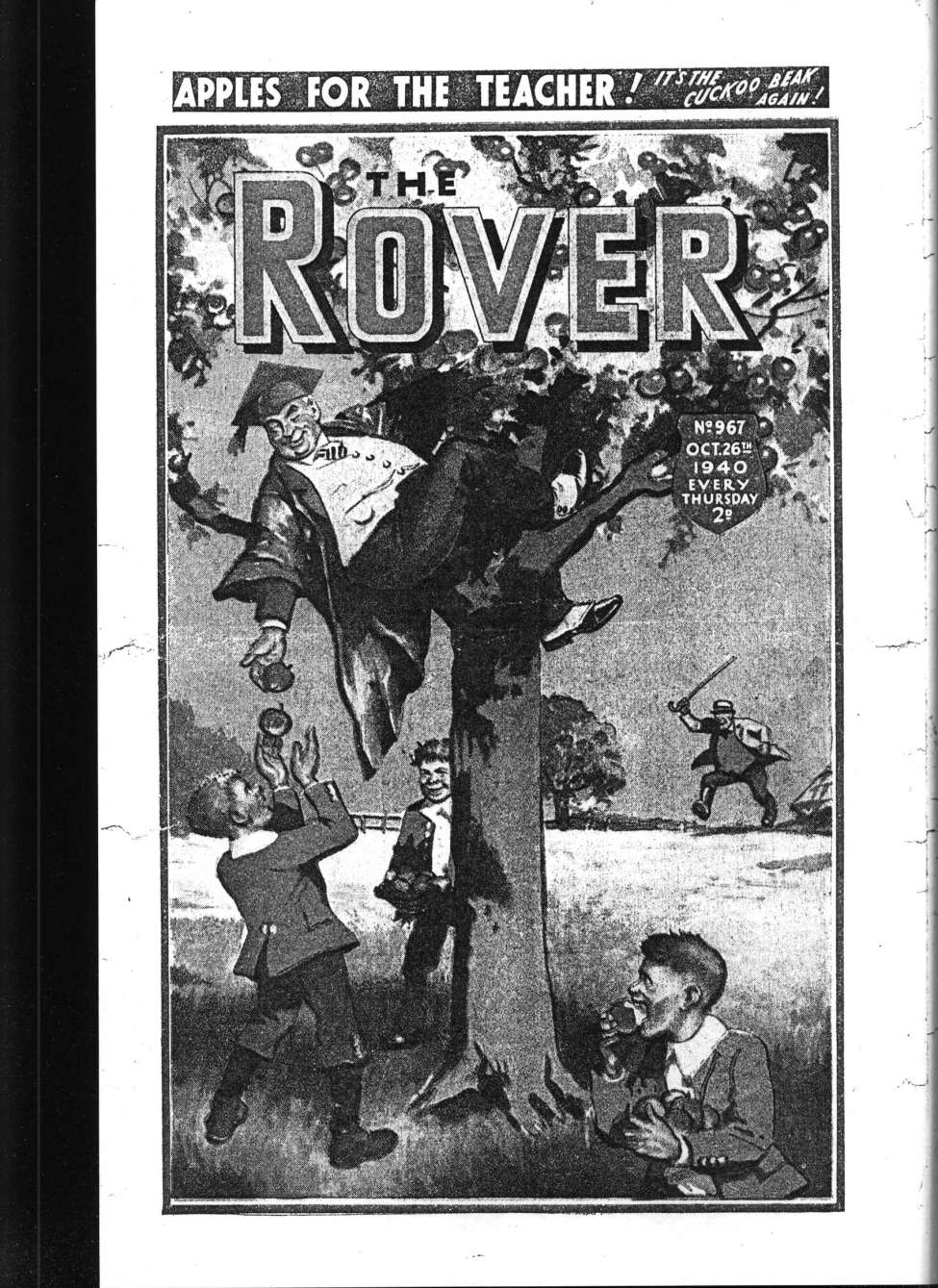 Comic Book Cover For The Rover 967