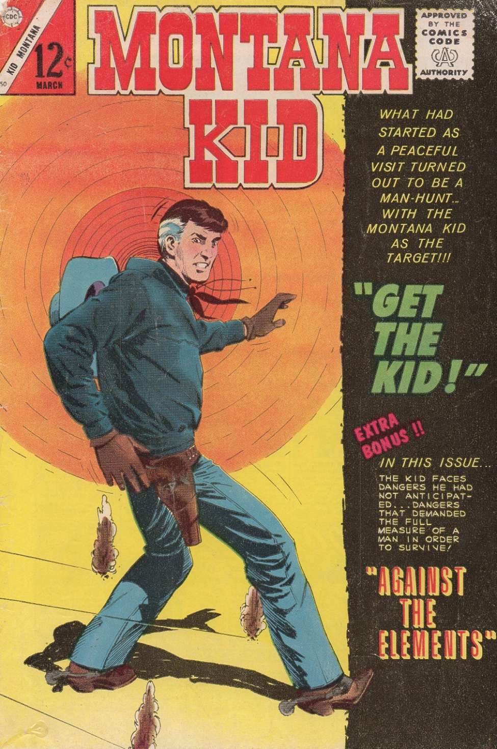 Comic Book Cover For Montana Kid 50