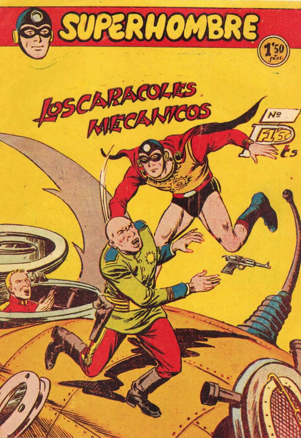 Comic Book Cover For Superhombre 3 Los Caracoles Mecanicos