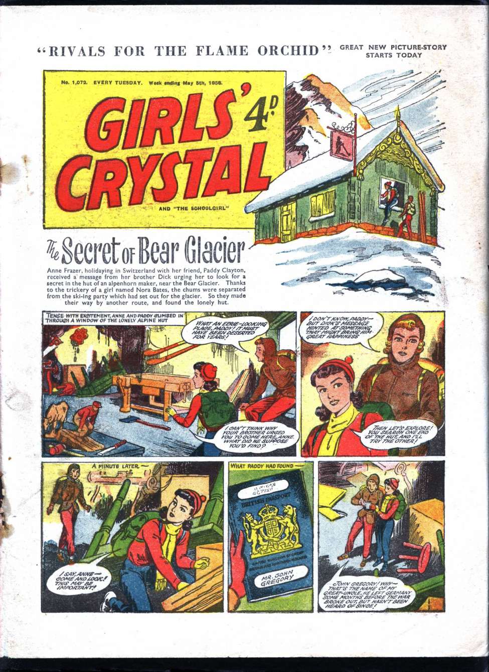 Comic Book Cover For Girls' Crystal 1072