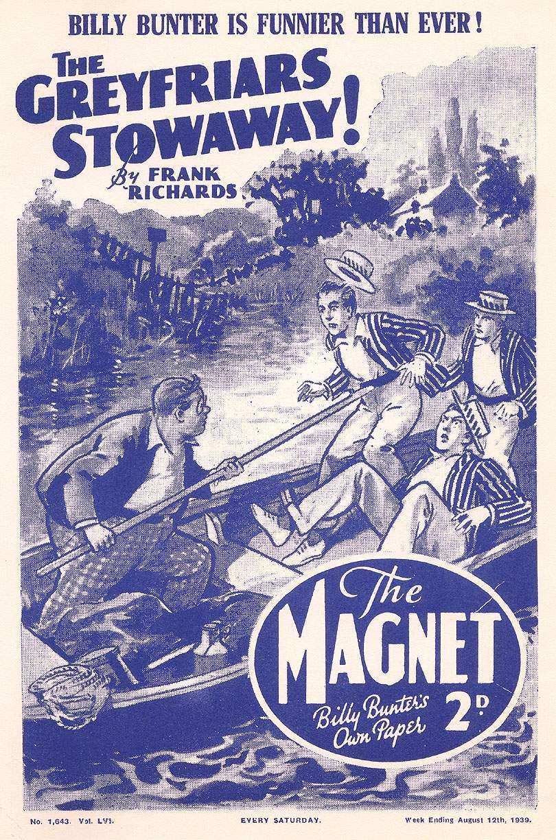 Comic Book Cover For The Magnet 1643 - The Greyfriars Stowaway!