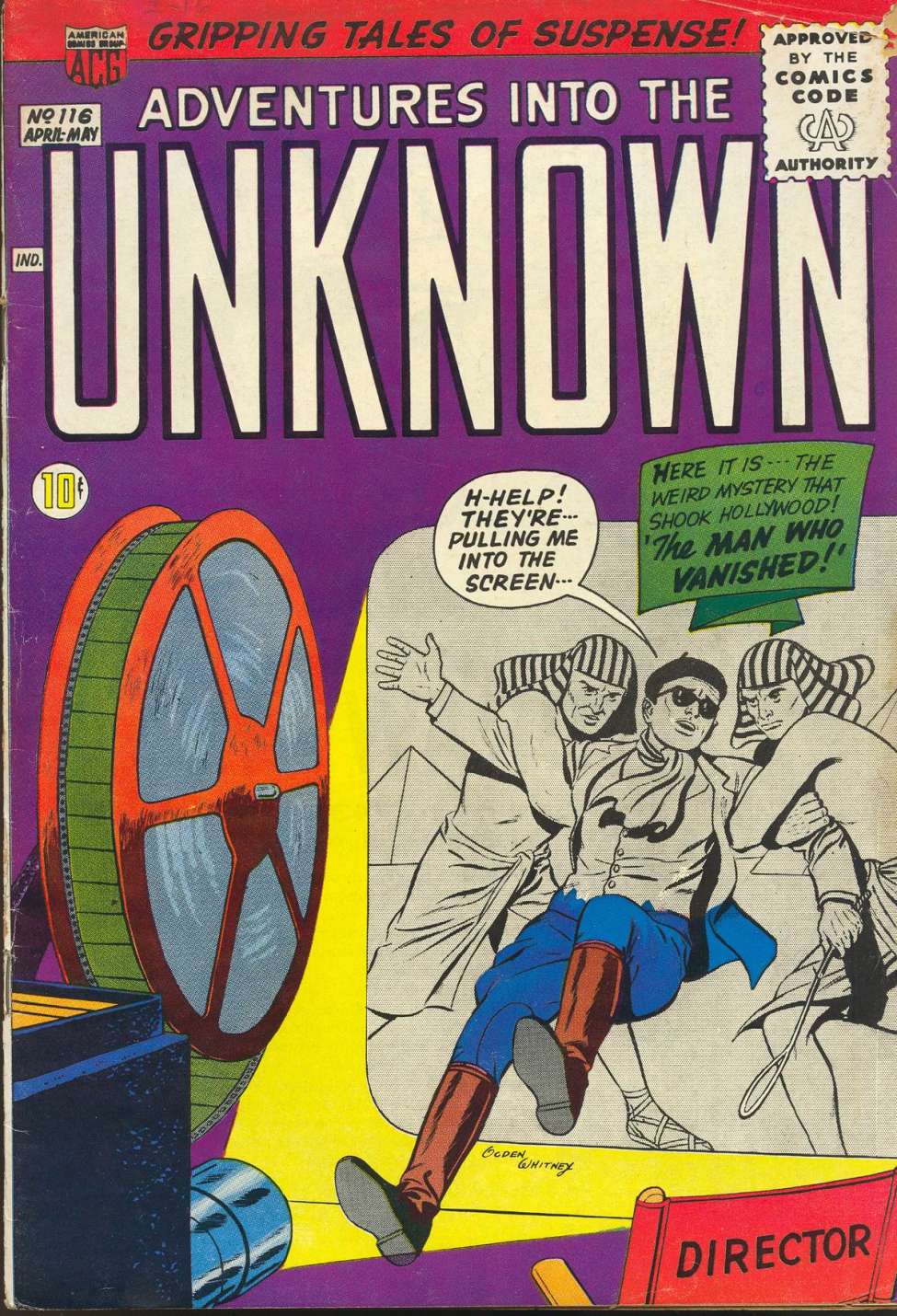 Comic Book Cover For Adventures into the Unknown 116