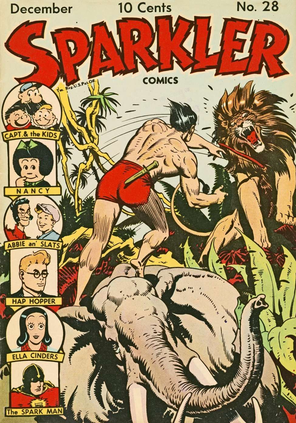 Book Cover For Sparkler Comics 28