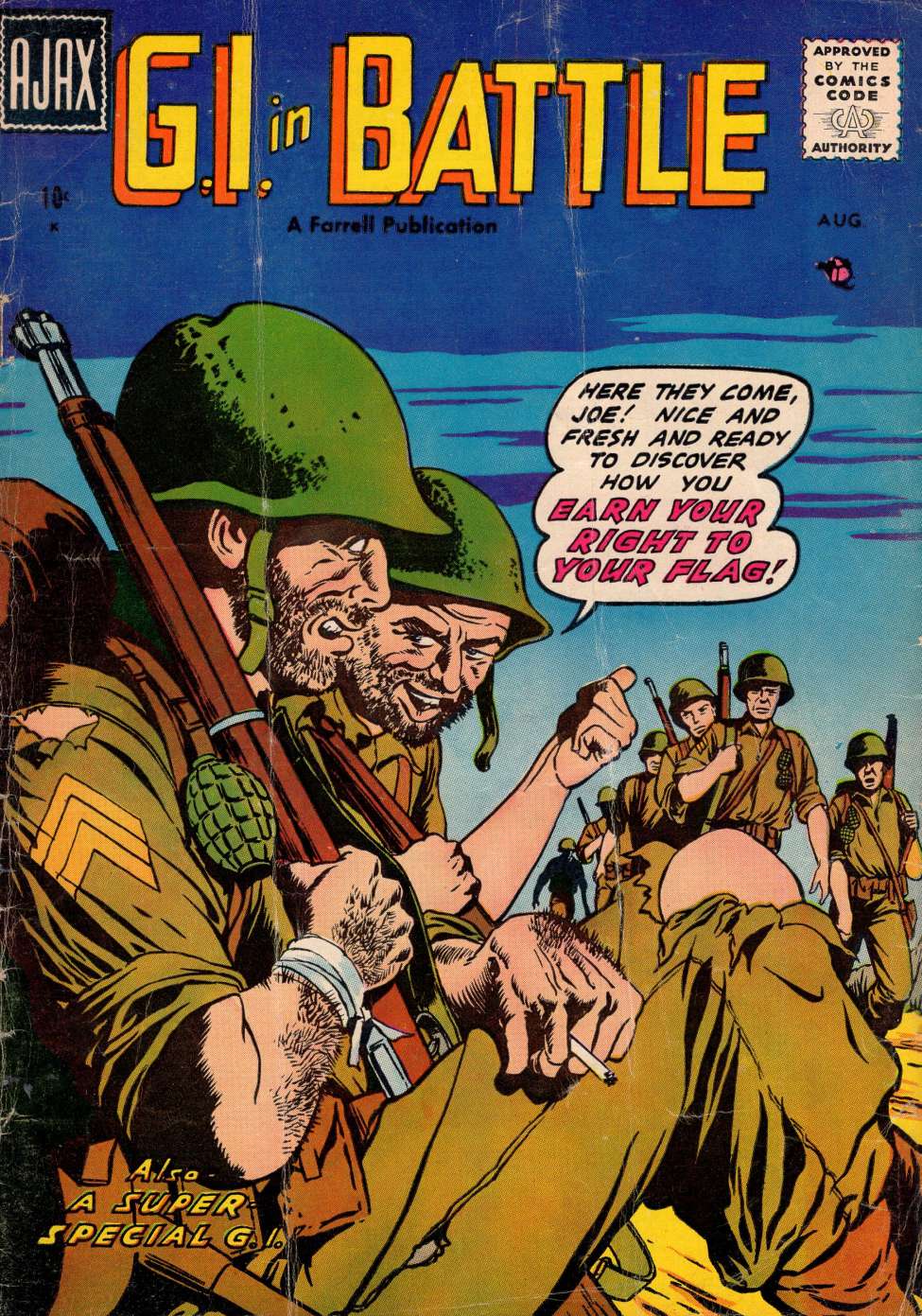Comic Book Cover For G. I. in Battle 3